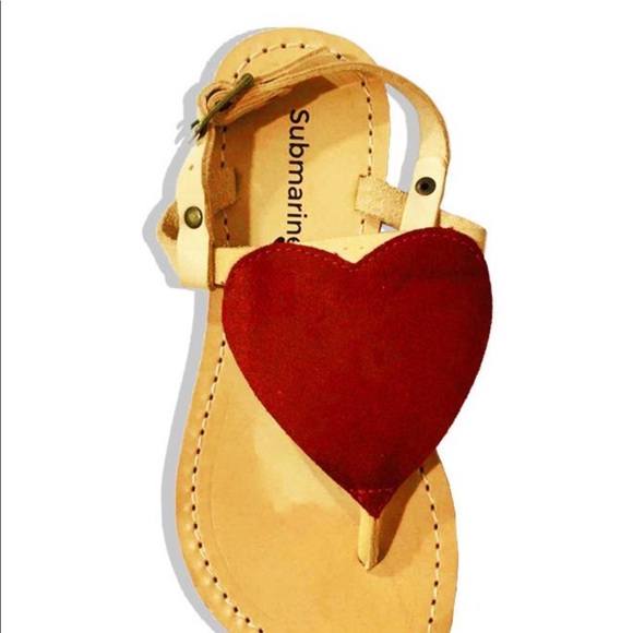 Submarine Other - Girls Submarine Heart Sandals Size 1 (Eur 32)